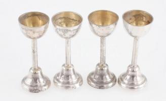 Ezüst (Ag) vegyes mini tárgyak, részben jelzett m: cca.4cm, nettó: 48g