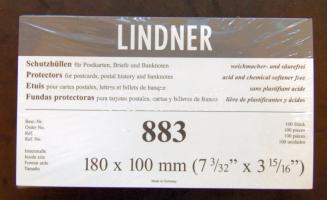 Víztiszta bankjegytok 180x100mm (100db/cs), használatlan!