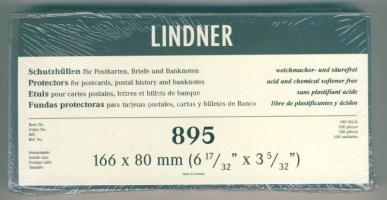 Víztiszta bankjegytok 166x80mm (100db/cs), használatlan!