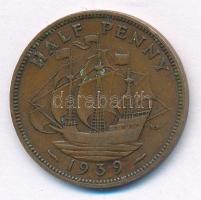 Nagy-Britannia 1939. 1/2P Br "VI. György" T:2 patina, kis ph
Great Britain 1939. 1/2 Penn...
