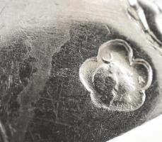 Ezüst (Ag) fagylaltos kanál, 6db, jelzett, h: 13 cm, nettó: 124g