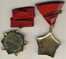 "Kiváló munkáért" + "Szakszervezetek Országos Tanácsa Elnökség" kitüntetések, mi...