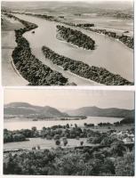 44 db MODERN fekete-fehér magyar város képeslap (Képzőművészeti Alap Kiadóvállalat) / 44 modern blac...