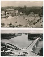 50 db MODERN fekete-fehér magyar város képeslap (Képzőművészeti Alap Kiadóvállalat) / 50 modern blac...