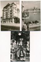 Budapest - 35 db fekete-fehére modern Képzőművészeti Alap képeslap a 60-as évekből