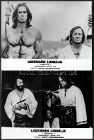 1976 ,,Legendák lovagja - Jánosik" című lengyel film jelenetei és szereplői, 13 db vintage produkciós filmfotó, ezüstzselatinos fotópapíron, 18x24 cm