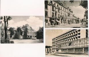 41 db MODERN fekete-fehér magyar város képeslap (Képzőművészeti Alap Kiadóvállalat) / 41 modern blac...