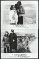 1977 ,,A csipkeverőnő című svájci-francia-NSZK film jelenetei és szereplői, 13 db vintage produkciós filmfotó, ezüstzselatinos fotópapíron, 18x24 cm