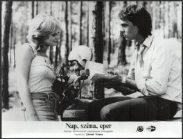 1984 ,,Nap, széna, eper" című csehszlovák film jelenetei és szereplői, 7 db vintage produkciós ...