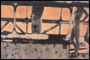 cca 1980-as évekből, Fekete György (1904-1990) budapesti fényképész hagyatékából 21 db DIAPOZITÍV, 3...