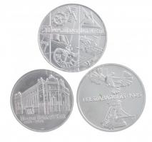 1974. 50Ft Ag "50 éves az MNB" + 100Ft Ag "50 éves az MNB" + 1975. 200Ft Ag &quo...