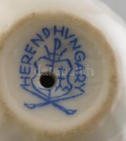 Herendi kaktusz. Kézzel festett, jelzett, hibátlan, d: 6 cm