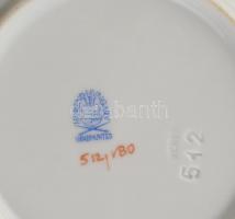 Herendi Viktória mintás 6 db tálka. Kézzel festett, jelzett, hibátlan, d:12 cm