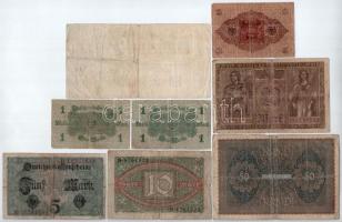 Német Birodalom 1914-1922. 8db-os bankjegytétel T:III-,IV
German Empire 1914-1922. 8pcs banknote lo...