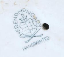 Herendi madár pár. Kézzel festett. jelzett, lepattanással 8 cm