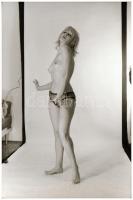 Vegyes válogatás szolidan erotikus felvételekből, 11 db vintage NEGATÍV és/vagy DIAPOZITÍV, 36x24 mm