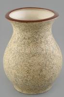 Amphora jelzésű porcelán váza, kopásnyomokkal, m:19cm