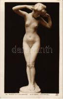 A. Octobre - Nymphe Musée du Luxembourg / Erotic lady sculpture. A.N. Paris A. Noyer 35.