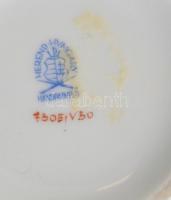 Herendi Viktória mintás kínáló. Kézzel festett. jelzett, hibátlan d: 10 cm, m: 8 cm