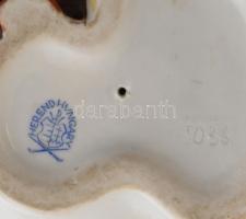 Herendi vadkacsa pár, Kézzel festett. jelzett, hibátlan. 11x8x7 cm