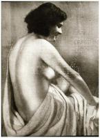 cca 1940 előtt készült, szolidan erotikus felvételek, 7 db NEGATÍV Fekete György (1904-1990) budapes...