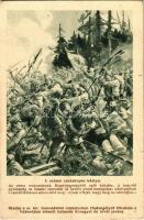 1915 2. számú csataképes kártya. Az orosz csapatoknak Magyarországból való kiűzése. Kiadja a M. kir. Honvédelmi Minisztérium Hadsegélyező Hivatala / WWI Austro-Hungarian K.u.K. military art postcard (kis szakadás / small tear)