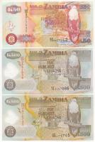 Zambia 2007. 50K + 2009. 500K (2x) T:I,I- Zambia 2007. 50 Kwacha + 2009. 500 Kwacha (2x) C:UNC,AU