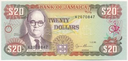 Jamaika 1995. 20$ T:II- Jamaica 1995. 20 Dollars C:VF Krause P#72e