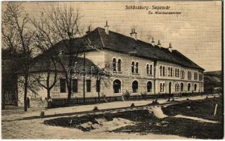 1917 Segesvár, Schässburg, Sighisoara; Ev. Mädchenseminar / Evangélikus leányinternátus / Lutheran boarding school for girls (EK)