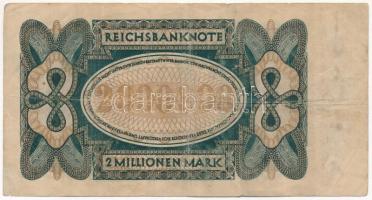 Német Birodalom 1923. 2.000.000M T:III German Empire 1923. 2.000.000 Mark C:F Krause 89