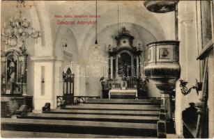 1912 Adony, Római katolikus templom, belső. Tischner József kiadása (fl)