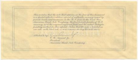 Amerikai Egyesült Államok / Virginia / Lynchburg 18??. 9$ hátoldalán jelzett gyűjtői másolat T:III s...