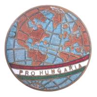 ~1940. "Pro Hungaria" zománcozott Br jelvény (26mm) T: