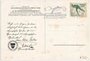 1936 Garmisch-Partenkirchen IV. Olympische Winterspiele / 1936. évi téli olimpiai játékok / Winter O...