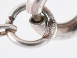 Ezüst (Ag) nyaklánc, mackó medállal, jelzett, h:49cm, bruttó:6,8g