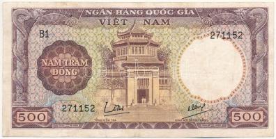 Vietnam / Dél-Vietnam 1964. 500D T:III Vietnam / South Vietnam 1964. 500 Dong C:F Krause P#22