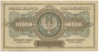Lengyelország 1922. 10.000M T:III kisebb beszakadások
Poland 1922. 10.000 Marek C:F small tears
Kr...