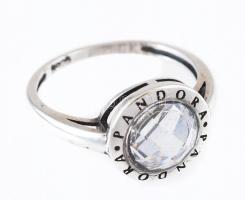 Ezüst(Ag) gyűrű Pandora jelzéssel, méret: 54, bruttó: 2,79 g