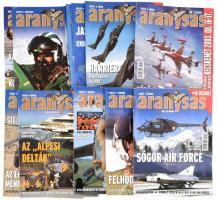 2003 Aranysas folyóirat teljes évfolyama, 1-12. sz., gazdag képanyaggal illusztrálva, közte egy sérült borítóval