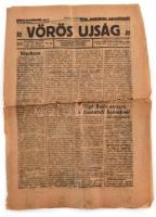 1919 Vörös Újság II. évf. július 31., a Magyar Tanácsköztársaság idejéből