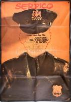Serpico film plakát. s: Káldor. Hajtva 55x80 cm