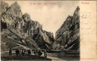 1904 Vrátna, Vág völgye. Gansel Lipót 37. / Das Waagthal / Váh river valley (fa)