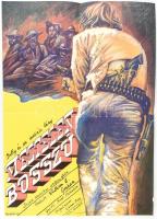Meztelen bosszú, filmplakát, moziplakát, 1979, grafikus: Felvidéki András Rendezte: William A. Graham, hajtva, 60x40 cm