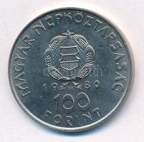 1980. 100Ft Ni "Szovjet-magyar közös űrrepülés" T:BU Adamo EM61