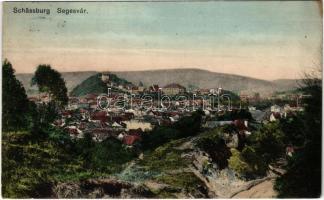 1910 Segesvár, Schässburg, Sighisoara; látkép. W. Nagy kiadása / general view (EK)