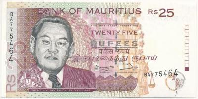 Mauritius 1998. 25R T:I Mauritius 1998. 25 Rupees C:UNC Krause P#42