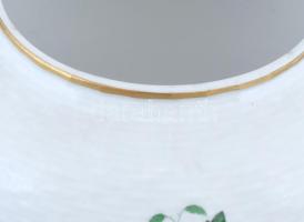 Herendi Apponyi mintás bonbonier, kézzel festett, jelzett, hibátlan, m:18 cm