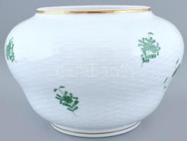 Herendi Apponyi mintás bonbonier, kézzel festett, jelzett, hibátlan, m:18 cm