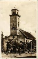 1932 Karcag, Református templom. Nagy Lajos kiadása (b)