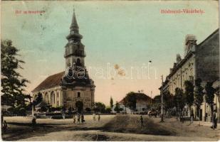 1912 Hódmezővásárhely, Református új templom. Posztós Pál kiadása (Rb)